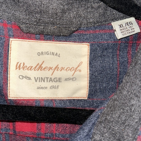 Original weatherproof vintage flannel - Picture 3 of 5